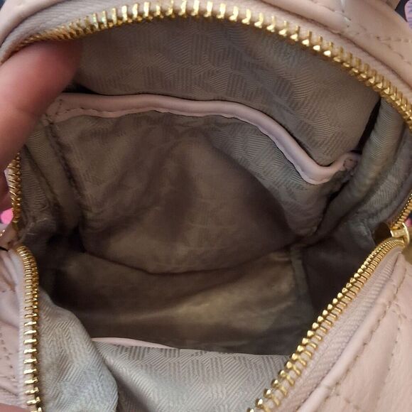 MICHAEL KORS RHEA ZIP XS MESSENSGER BACKPACK QUILT IN BLOSSOM PINK DETACH STRAP - Picture 7 of 10